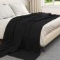 Preview: Wohndecken 6 stk. Schwarz 240 x 220 cm 4.28 kg Fleece