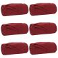 Preview: Wohndecken 6 stk. Bordeauxrot 240 x 220 cm 4.28 kg Fleece