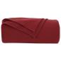 Preview: Wohndecken 6 stk. Bordeauxrot 240 x 220 cm 4.28 kg Fleece