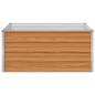 Preview: Hochbeet Hellbraun 100 x 100 x 45 cm Verzinkter Stahl