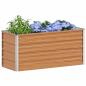 Preview: Hochbeet Hellbraun 100 x 40 x 45 cm Verzinkter Stahl