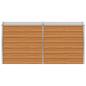 Preview: Hochbeet Hellbraun 160 x 40 x 77 cm Verzinkter Stahl