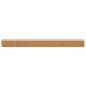 Preview: Hochbeet Hellbraun 600 x 80 x 45 cm Verzinkter Stahl