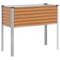Preview: Gartenblumentopf Hellbraun 100 x 45 x 90 cm Verzinkter Stahl