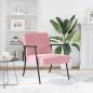 Preview: Sessel Rosa Samt