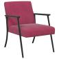 Preview: Sessel Weinrot 59 x 75 x 78 cm Samt