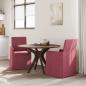 Preview: Esszimmerstühle 2 Stk. Stoff Weinrot 57 x 67 x 95 cm