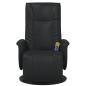 Preview: Schwenkbarer Massagesessel Schwarz 71 x 90 x 105 cm Kunstleder