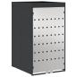 Preview: Mülltonnenbox mit Pflanzerdach für 240L Tonne Edelstahl