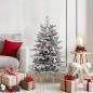 Preview: ARDEBO.de - Weihnachtskugel-Set 40 Stk. Rot und Weiß Ø 6 cm Kunststoff LEDs