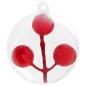 Preview: Weihnachtskugel-Set 50 stk. Transparent Ø 5 cm Kunststoff