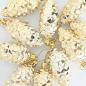 Preview: Weihnachts-Tannenzapfen Ball 40 stk. Gold 4 x 9 cm Kunststoff
