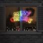 Preview: ARDEBO.de - Weihnachtsschild 240 LEDs Mehrfarbig 99,5 x 54 cm PVC