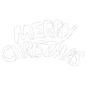 Preview: Weihnachtsschild 240 LEDs Mehrfarbig 99,5 x 54 cm PVC