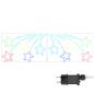 Preview: Weihnachtsstern 432 LEDs Mehrfarbig 182 x 58 cm PVC