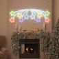 Preview: Weihnachtsstern 432 LEDs Mehrfarbig 182 x 58 cm PVC