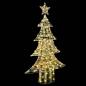 Preview: Weihnachtsbaum 160 LEDs Warmweiß 150 cm PET