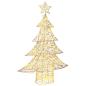 Preview: Weihnachtsbaum 120 LEDs Warmweiß 120,5 cm PET