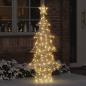 Preview: ARDEBO.de - Weihnachtsbaum 160 LEDs Warmweiß 151 cm PET