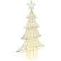 Preview: Weihnachtsbaum 160 LEDs Warmweiß 151 cm PET