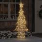 Preview: ARDEBO.de - Weihnachtsbaum 240 LEDs Warmweiß 181 cm PET