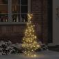 Preview: ARDEBO.de - Weihnachtsbaum mit 120 LEDs Warmweiß 150 cm Rattan