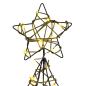 Preview: Weihnachtsbaum mit 120 LEDs Warmweiß 150 cm Rattan