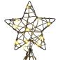 Preview: Weihnachtsbaum mit 160 LEDs Warmweiß 150 cm Rattan