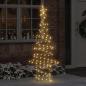 Preview: ARDEBO.de - Weihnachtsbaum 240 LEDs Warmweiß 180 cm Rattan
