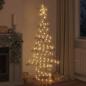 Preview: Weihnachtsbaum 240 LEDs Warmweiß 180 cm Rattan