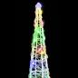 Preview: Weihnachtsbaum 3 Stk. Mehrfarbig 20 x 20 x 80 cm Acryl 90 LEDs
