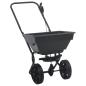 Preview: Streuer Schwarz 82 x 46 x 75 cm PVC und Stahl