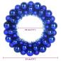 Preview: Weihnachtsballkränze 2 Stk. Blau 33 x 33 x 7 cm Polystyrol LEDs