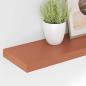 Preview: Wandregal Wandhalterung 4 Stk. Rot 90 x 23,5 x 3,8 cm