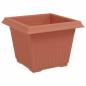 Preview: Quadratischer Blumentopf 24 stk. Ziegelrot 23 x 23 x 17,5 cm