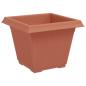 Preview: Quadratischer Blumentopf 24 Stk. Ziegelrot 38 x 38 x 30 cm