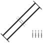 Preview: ARDEBO.de - Fenstersicherheitsgitter 115 x 30 cm Galvanisiertes Stahl