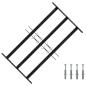 Preview: ARDEBO.de - Fenstersicherheitsgitter 75,5 x 45 cm Galvanisiertes Stahl