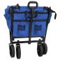 Preview: Klapp-Handwagen Schwarz 105 x 56,5 x 116 cm Oxford-Stoff