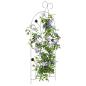 Preview: Gartenzaun 3 stk. Schwarz 112 x 39,5 cm Stahl