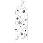 Preview: Gartenzaun 3 stk. Schwarz 112 x 39,5 cm Stahl