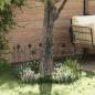 Preview: Gartenzaun 5 stk. Stahl Schwarz