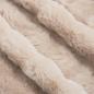 Preview: Rutschfeste Decke aus Kunstkaninchenfell Olite Beige Polyester