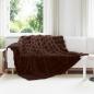Preview: ARDEBO.de - Rutschfeste Decke aus Kunstkaninchenfell Olite Kamel Polyester