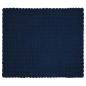 Preview: Rutschfeste Decke aus Kunstkaninchenfell Olite Marineblau