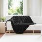 Preview: ARDEBO.de - Rutschfeste Decke aus Kunstkaninchenfell Olite 4 Stk. Schwarz