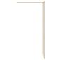 Preview: Walk-in Duschwand Gold 80 x 195 cm Gehärtetes Glas