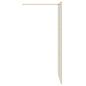 Preview: Walk-in Duschwand Gold 100 x 195 cm Gehärtetes Glas