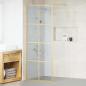 Preview: ARDEBO.de - Walk-in Duschwand Gold 80 x 195 cm Gehärtetes Glas