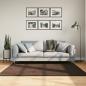 Preview: ARDEBO.de - Mittlerer Flor weicher und waschbarer Teppich HUARTE Braun